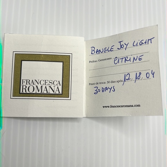 Francesca Romana Citrine Bangle Joy Light - Picture 5 of 7